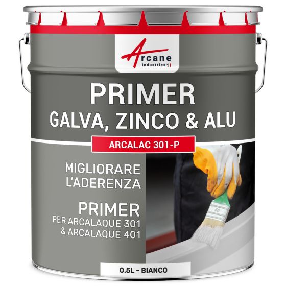 Primer per Vernice su Galvanizzato, Alluminio & Zinco: ARCALAC 301-P