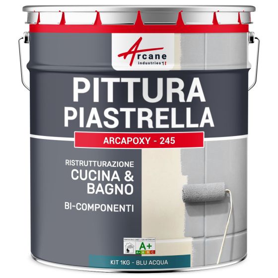 ARCAPOXY - 245 1 kg (fino a 10 m² in 2 strati) RAL 5021 - Blu Acqua