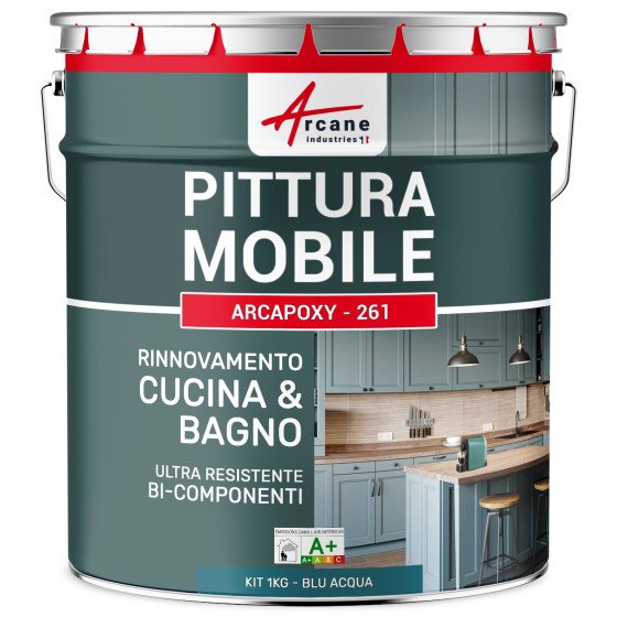 ARCAPOXY - 261 1 kg (fino a 12 m² in 2 strati) RAL 5021 - Blu Acqua