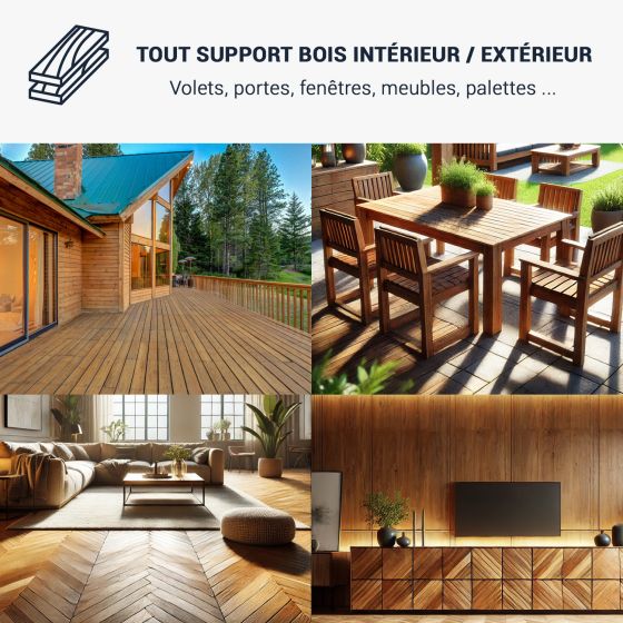 Lasure bois extérieur / intérieur : ARCALASURE HYDRO