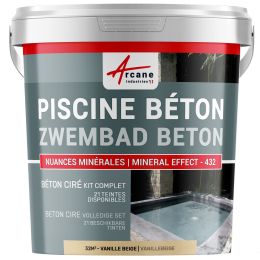 Beton cire Kit voor Betonnen Zwembaden - Waterdichte Coating met Hoge Weerstand voor ZWEMBADEN