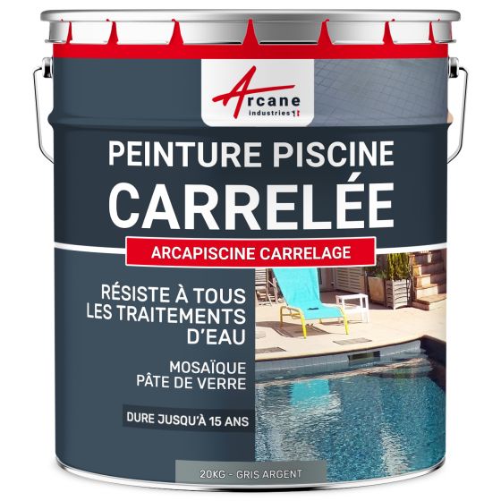 Peinture Carrelage Piscine Pour Piscine Carrelée - ARCAPISCINE CARRELAGE-Aspect / Couleur