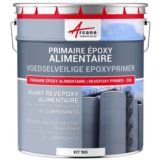 Primer voor voedingsgeschikte verf voor betonnen of stalen tanks met levensmiddelen - REVEPOXY PRIMER -208