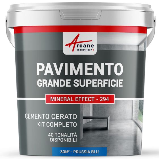 KIT BETON CIRE BLEU SOL GRANDE SURFACE HAUTE PROTECTION