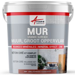 KIT BETON CIRE VOOR GROTE OPPERVLAKKEN - Speciaal Beton Cire voor Muren