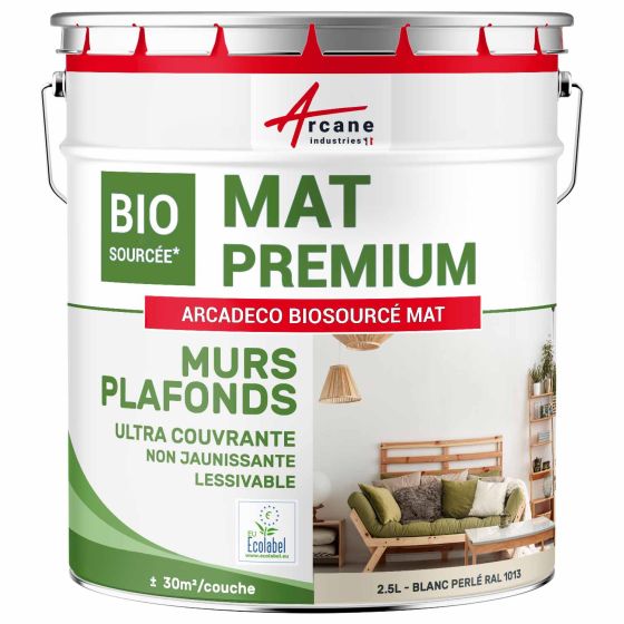 Pintura mate para pared y techo: ARCADECO BIOSOURCÉ MAT Pintura mate para pared y techo: ARCADECO BIOSOURCÉ MAT