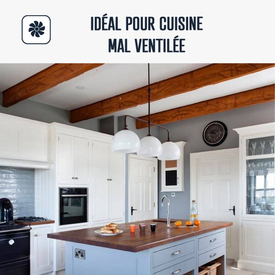 Peinture cuisine mur et plafond : Arcadéco Cuisine