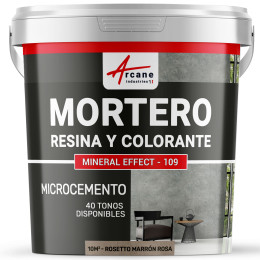 Kit de Concreto Pulido 'El Básico': Mortero + Resina + Colorante - NUANCES MINERALES10 m² (para 2 capas)