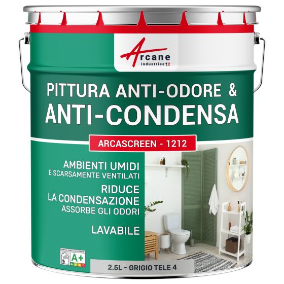 Pittura anti-condensa, anti-odore per ambienti umidi: Arcascreen - 1212
