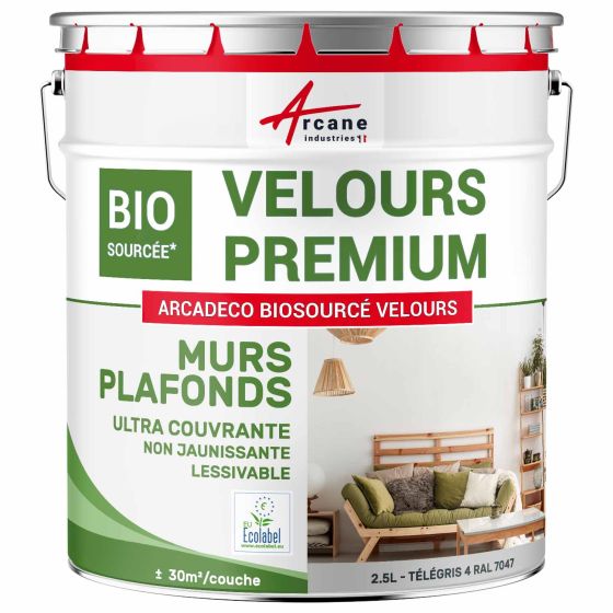 Pintura terciopelo para pared y techo : ARCADECO BIOSOURCÉE TERCIOPELO