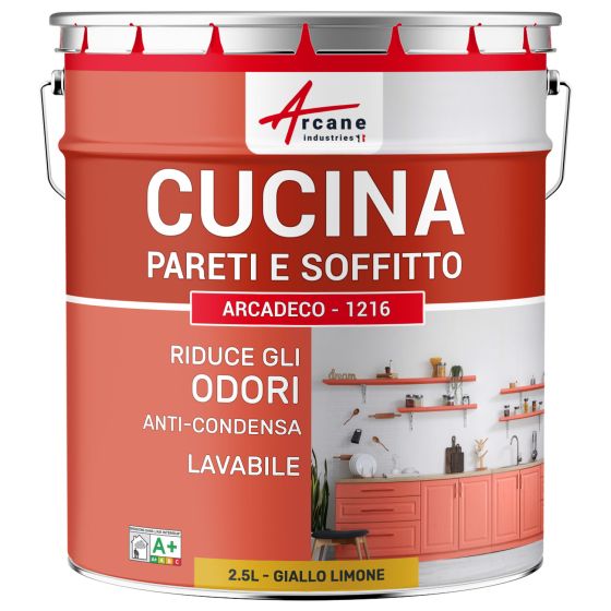 Pittura lavabile per cucina, pareti e soffitto : ARCADECO - 1216