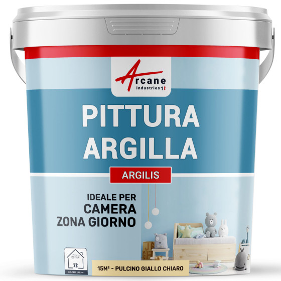 Vernice in argilla naturale per decorazione camera bambini - ARGILIS Vernice in argilla naturale per decorazione camera bambini - ARGILIS