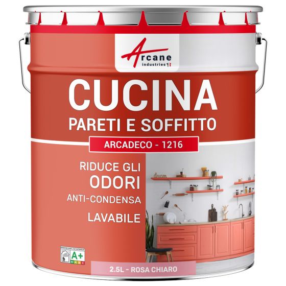 Pittura lavabile per cucina, pareti e soffitto : ARCADECO - 1216
