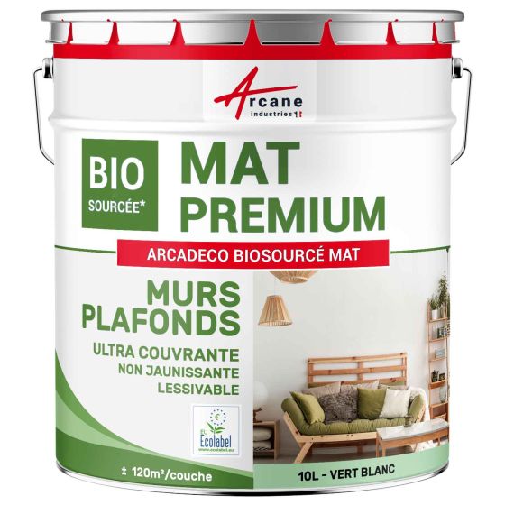 Pintura mate para pared y techo: ARCADECO BIOSOURCÉ MAT