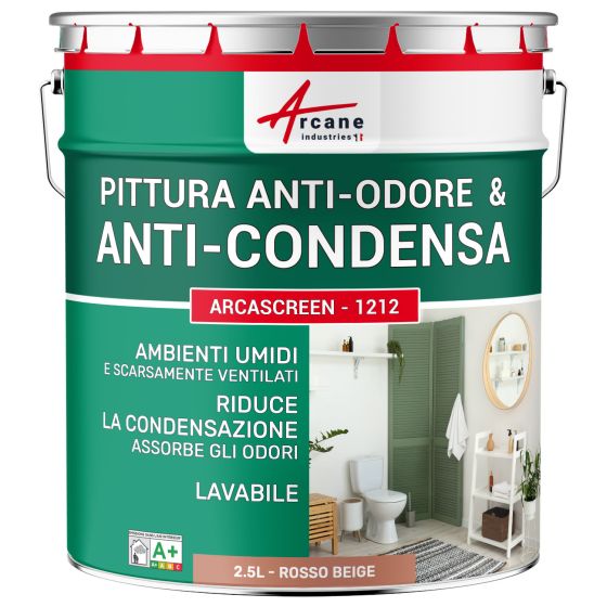Pittura anti-condensa, anti-odore per ambienti umidi: Arcascreen - 1212