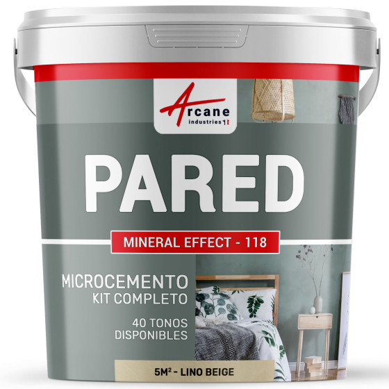 KIT DE HORMIGÓN PULIDO PARA PAREDES5 m² - Acabado mate