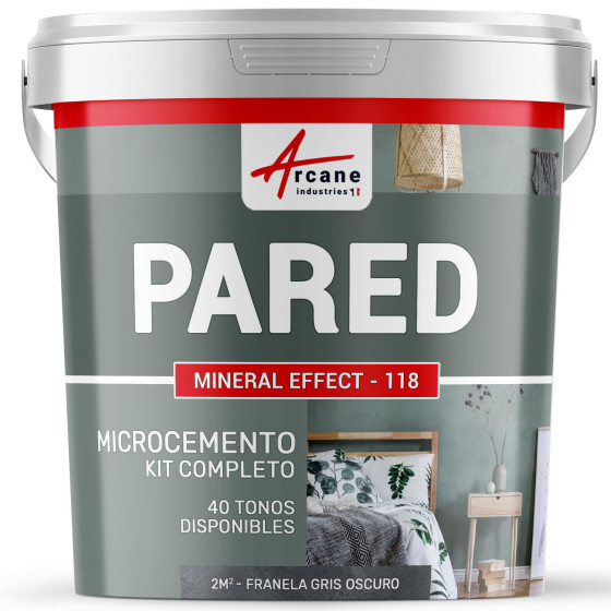 KIT DE HORMIGÓN PULIDO PARA PAREDES2 m² - Satinado
