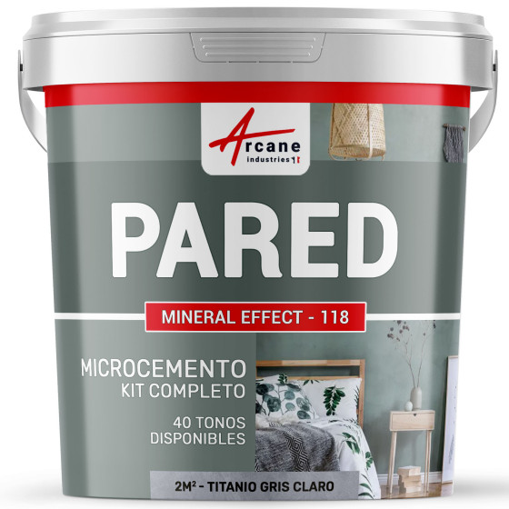 KIT DE HORMIGÓN PULIDO PARA PAREDES2 m² - Satinado