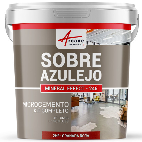 KIT DE HORMIGÓN PULIDO PARA AZULEJOS2 m² (en 2 capas)