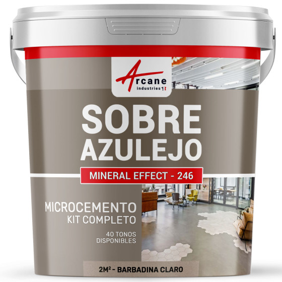 KIT DE HORMIGÓN PULIDO PARA AZULEJOS2 m² (en 2 capas)