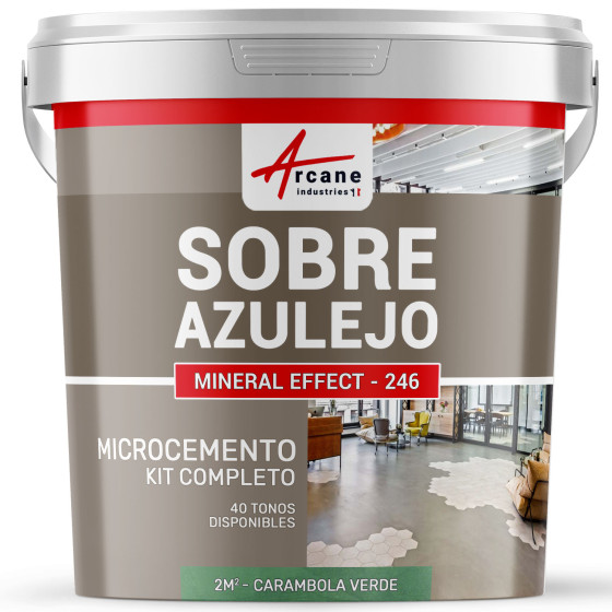 KIT DE HORMIGÓN PULIDO PARA AZULEJOS2 m² (en 2 capas)