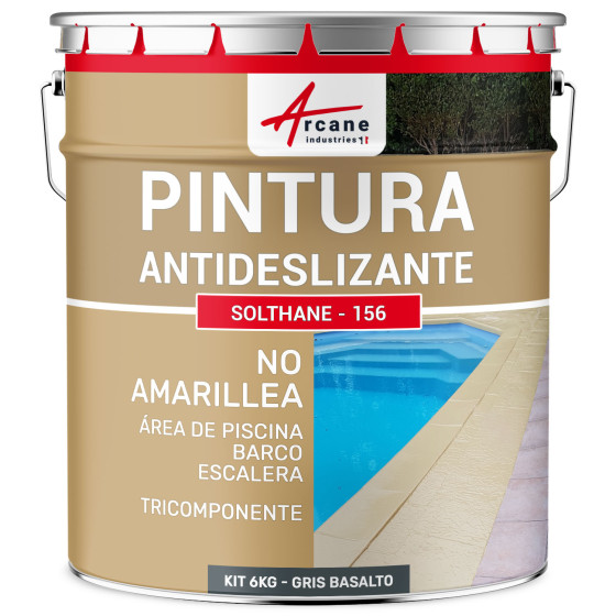 Pintura Antideslizante Suelos Exteriores e Interiores - RESINA SOLTHANE RD6 Kg