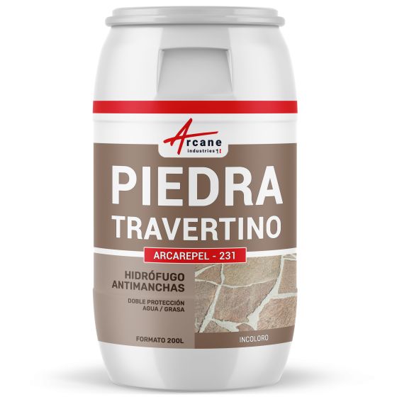 Impermeabilizante para travertino, hidrófugo para piedras naturales, anti-manchas: IMPERTERRASSE PIEDRA