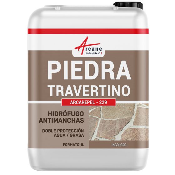 Impermeabilizante para travertino, hidrófugo para piedras naturales, anti-manchas: IMPERTERRASSE PIEDRA