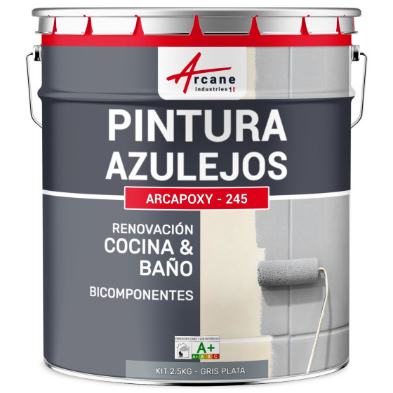 PINTURA PARA AZULEJOS DE COCINA Y BAÑO - ARCAPOXY AZULEJOS2.5 kg (hasta 25 m² en 2 capas)