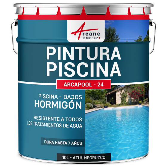 Pintura para Piscina de Hormigón  ARCAPOOL Azul negruzco  RAL 5004  10 L