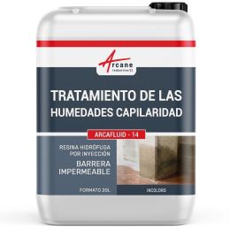 Barrera impermeable, producto de inyección para paredes húmedas ARCAFLUID 20 L