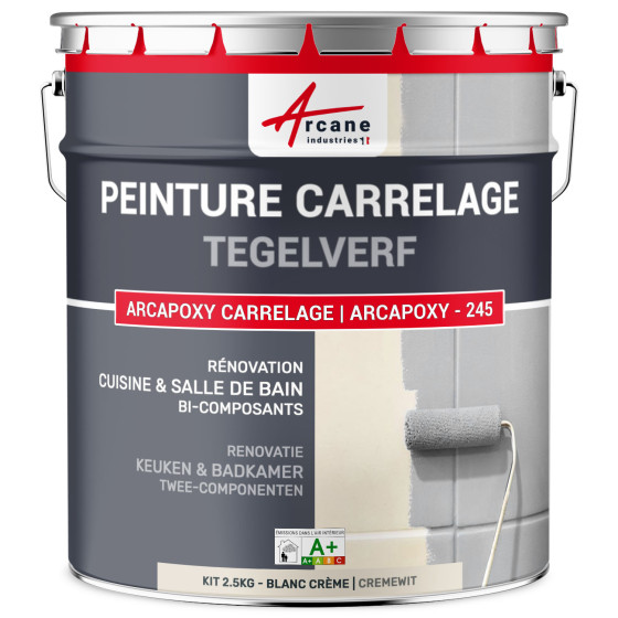 TEGELVERF VOOR KEUKEN EN BADKAMER - ARCAPOXY -245-1 kg (tot 10 m² in 2 lagen)