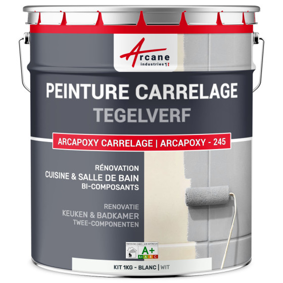 TEGELVERF VOOR KEUKEN EN BADKAMER - ARCAPOXY -245-1 kg (tot 10 m² in 2 lagen)