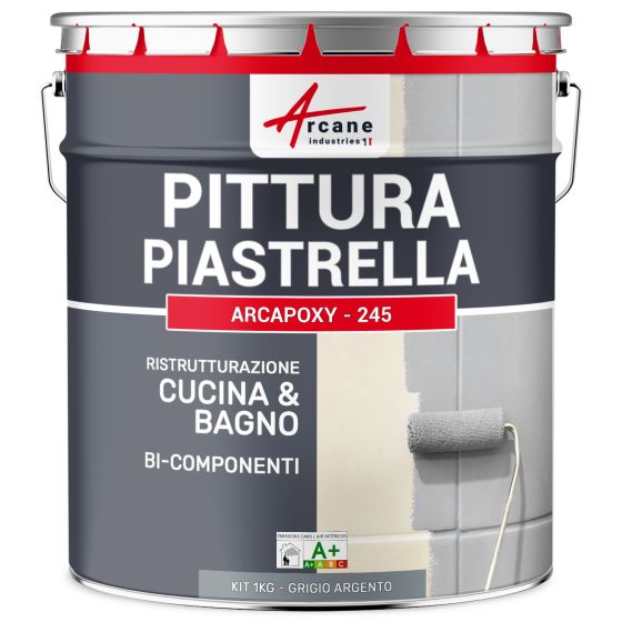 PITTURA PER PIATRELLA CUCINA E BAGNO : ARCAPOXY - 245 PITTURA PER PIATRELLA CUCINA E BAGNO : ARCAPOXY - 245