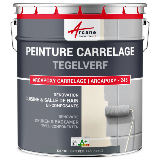 TEGELVERF VOOR KEUKEN EN BADKAMER - ARCAPOXY -245-1 kg (tot 10 m² in 2 lagen)