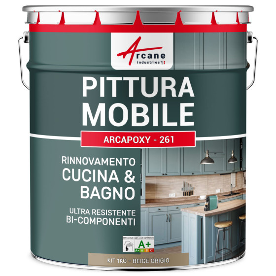 Vernice per Mobili da Cucina, Piano di Bagno - ARCAPOXY - 261 Vernice per Mobili da Cucina, Piano di Bagno - ARCAPOXY - 261