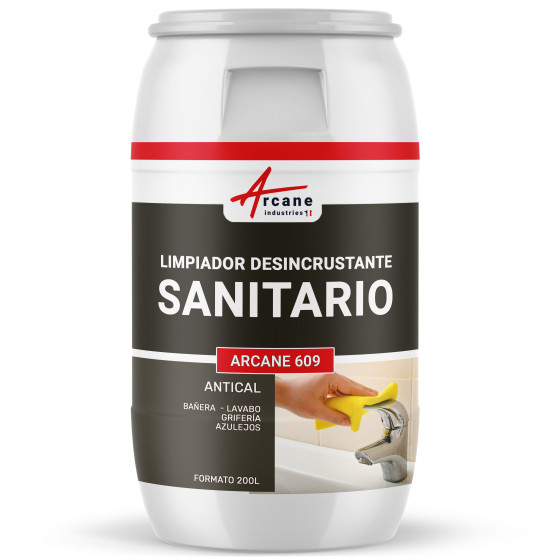 Limpiador descalcificador para sanitarios - baño y ducha 200 L