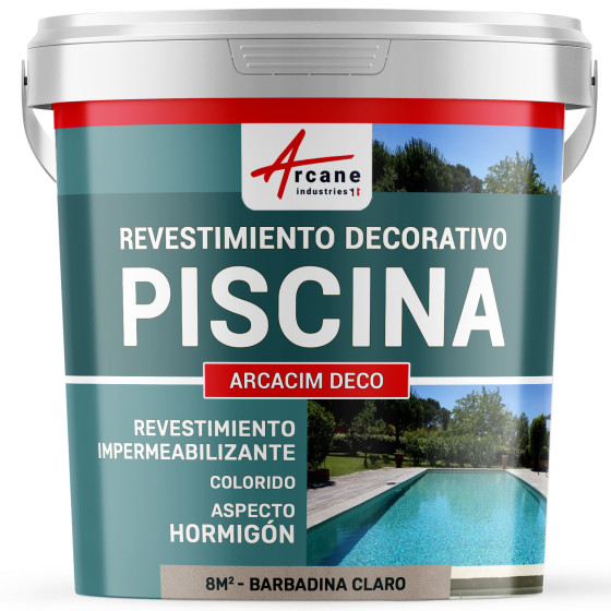 Revestimiento decorativo de acabado para piscinas ARCACIM Deco Barbadina Claro 8 m²