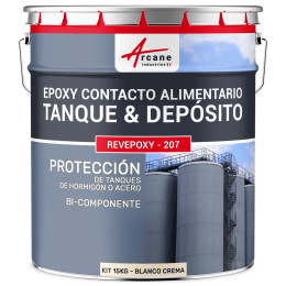 Resina Epoxi Alimentaria REVEPOXY CONTACTO ALIMENTARIO Blanco Crema 15 kg