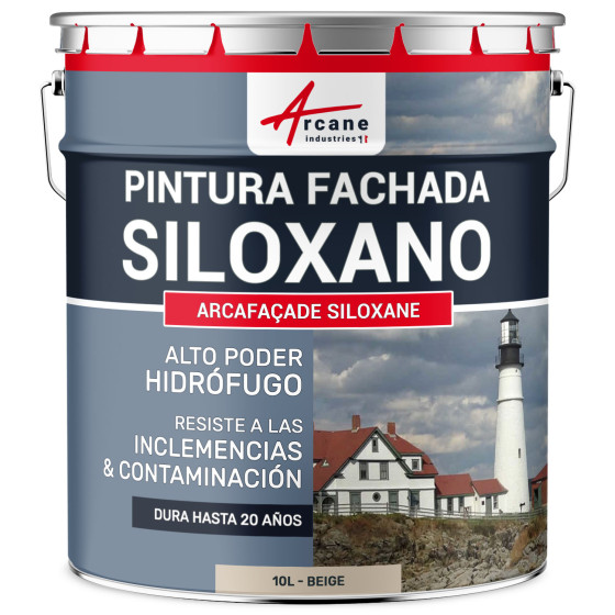 Pintura Siloxano ARCAFAÇADE SILOXANO Beige RAL 080 80 10 10 L (+ o 60 m² en 1 capa)