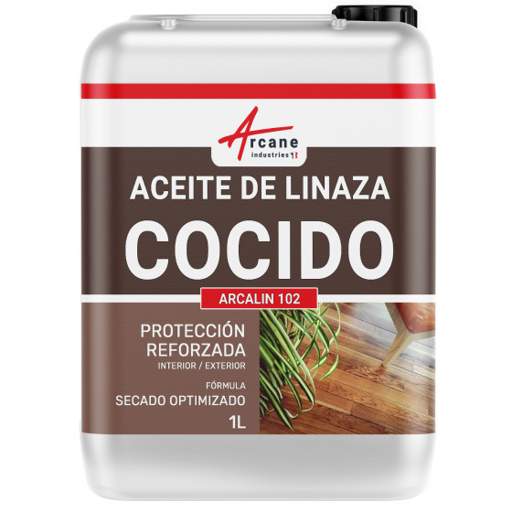 Aceite de Linaza Cocido - para madera interior y exterior ARCALIN 102 1 L