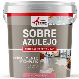 KIT DE HORMIGÓN PULIDO PARA AZULEJOS - Pitahaya Rosa - 10 m² (para 2 capas)