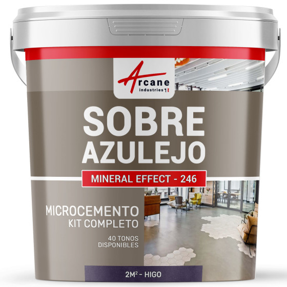 KIT DE HORMIGÓN PULIDO PARA AZULEJOS - Higo - 2 m² (en 2 capas)