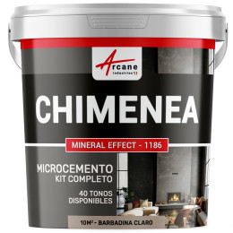 Kit de Hormigón Pulido para Chimenea - Barbadina Claro - 10 m² (para 2 capas)