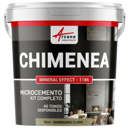 Kit de Hormigón Pulido para Chimenea - Barbadina Claro - 10 m² (para 2 capas)