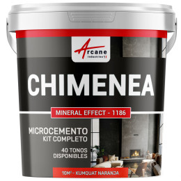 Kit de Hormigón Pulido para Chimenea - Kumquat Naranja - 10 m² (para 2 capas)