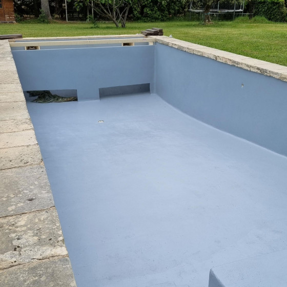 Vernice per Piscina  - ARCAPOOL - 24 10 L Grigio tele 4 - RAL 7047