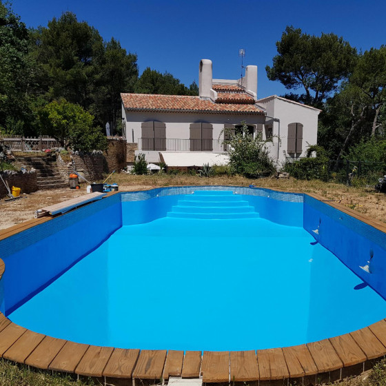 Peinture piscine béton  - ARCAPISCINE