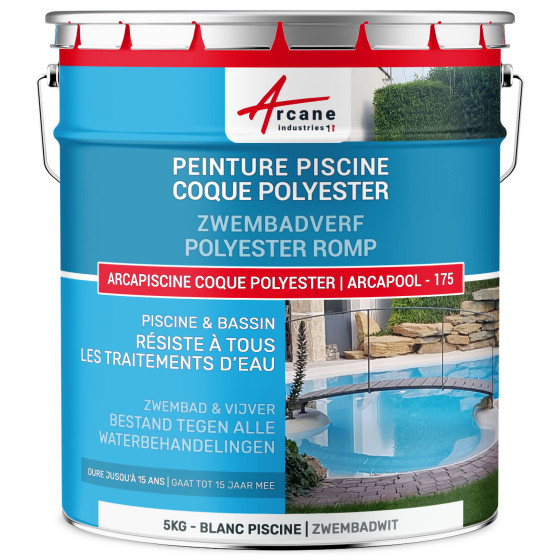 Zwembadverf voor polyester schalen