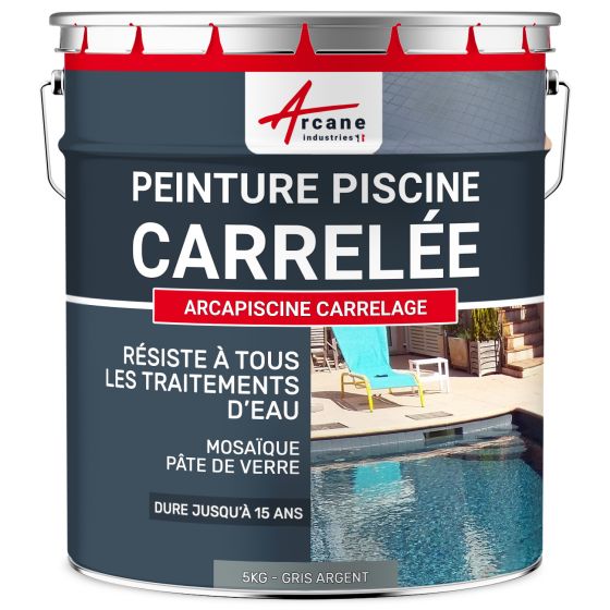 Peinture Carrelage Piscine Pour Piscine Carrelée - ARCAPISCINE CARRELAGE-Aspect / Couleur Peinture Carrelage Piscine Pour Piscine Carrelée - ARCAPISCINE CARRELAGE-Aspect / Couleur